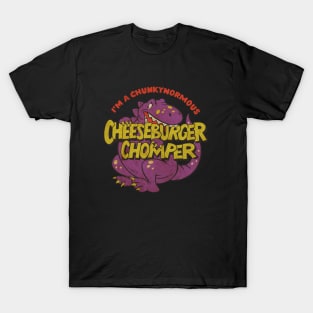 Retro Cheese Burger Chomper T-Shirt